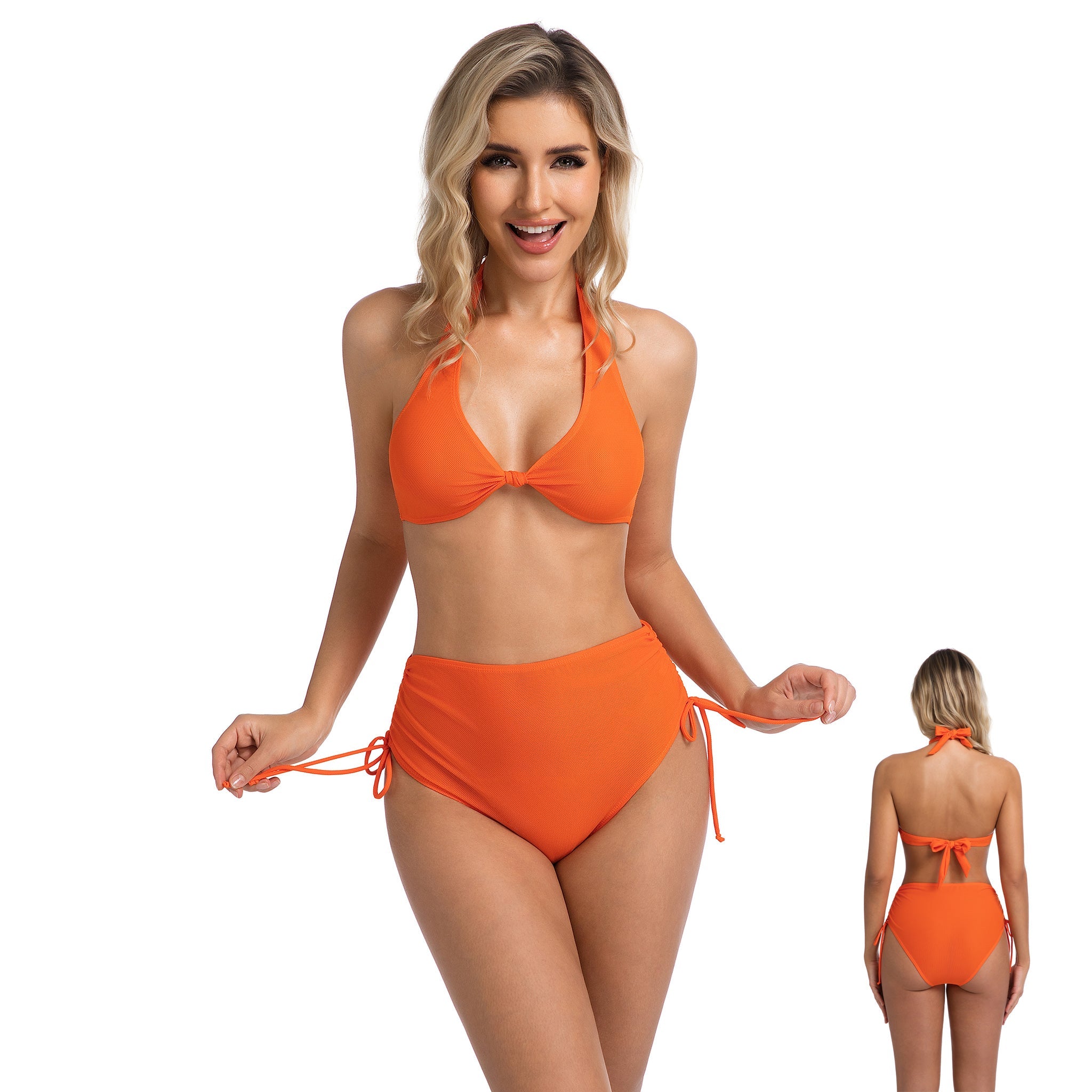 Jade | Halter Twist High Waist Bikini