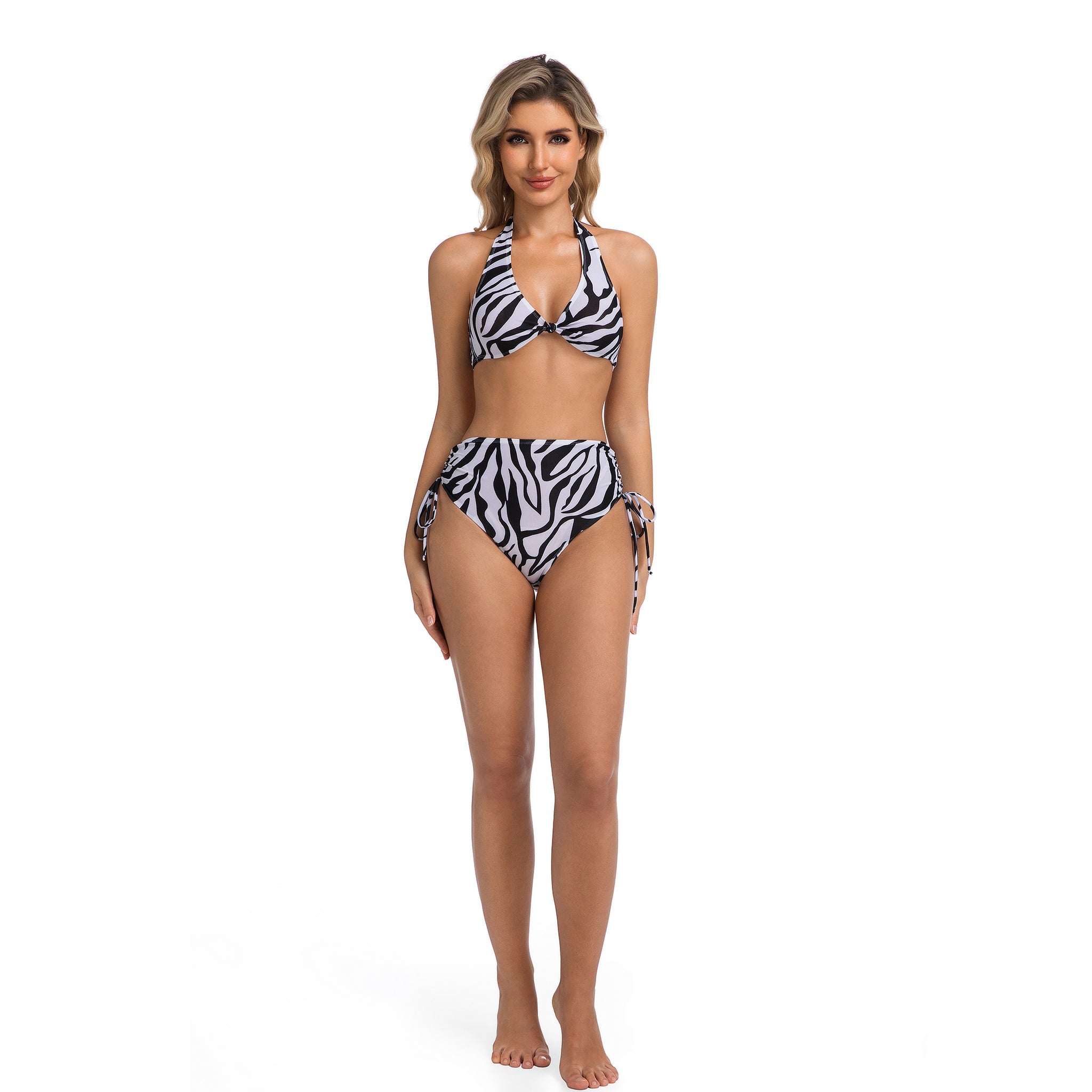 Jade | Halter Twist High Waist Bikini