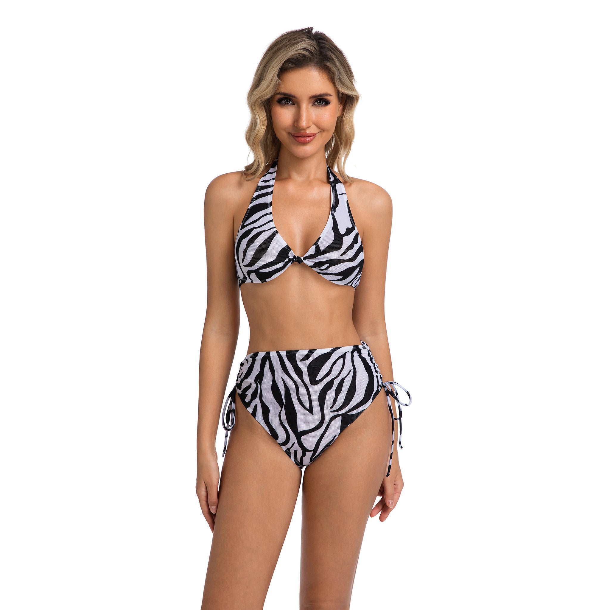 Jade | Halter Twist High Waist Bikini