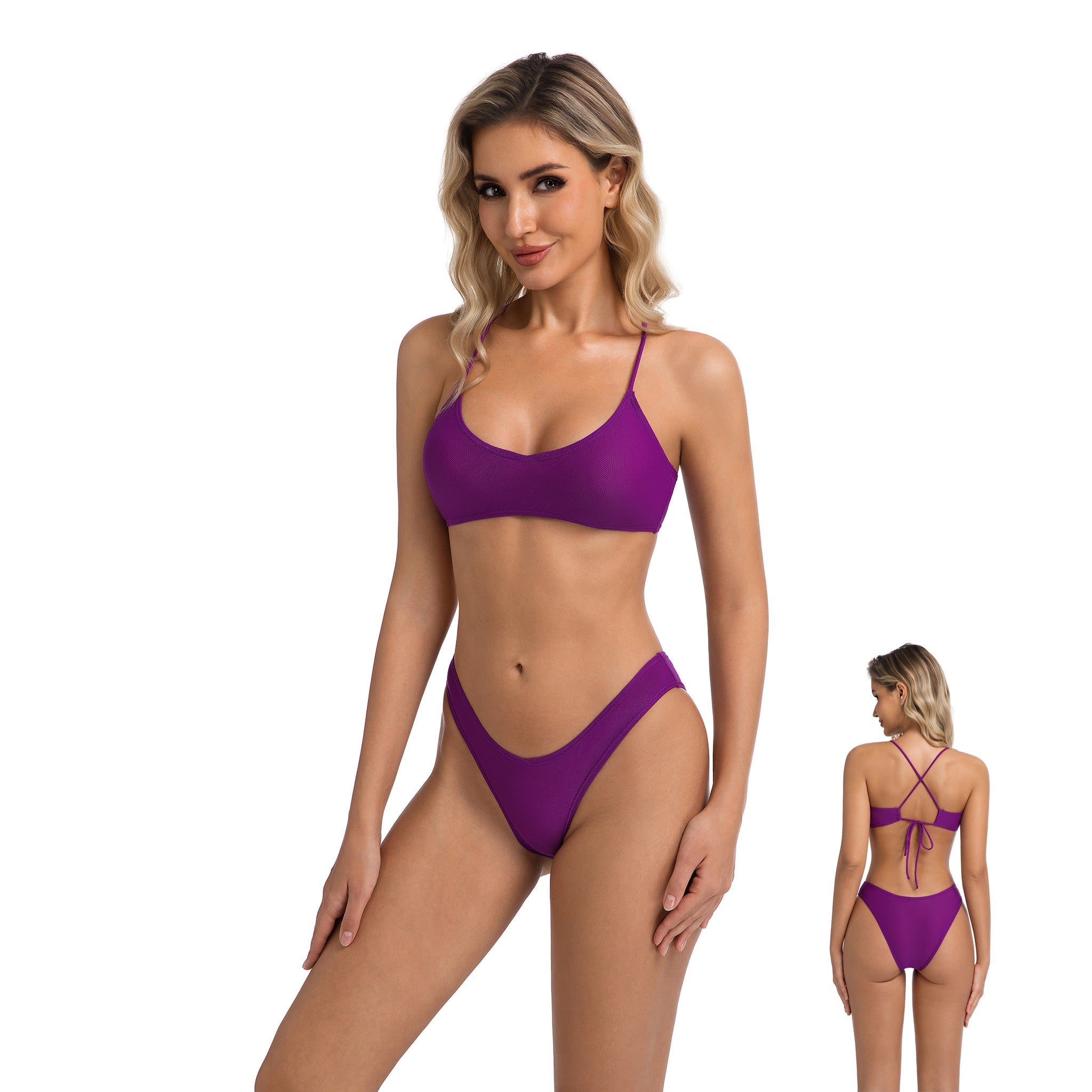 Cascade | Crossed Bralette Bikini