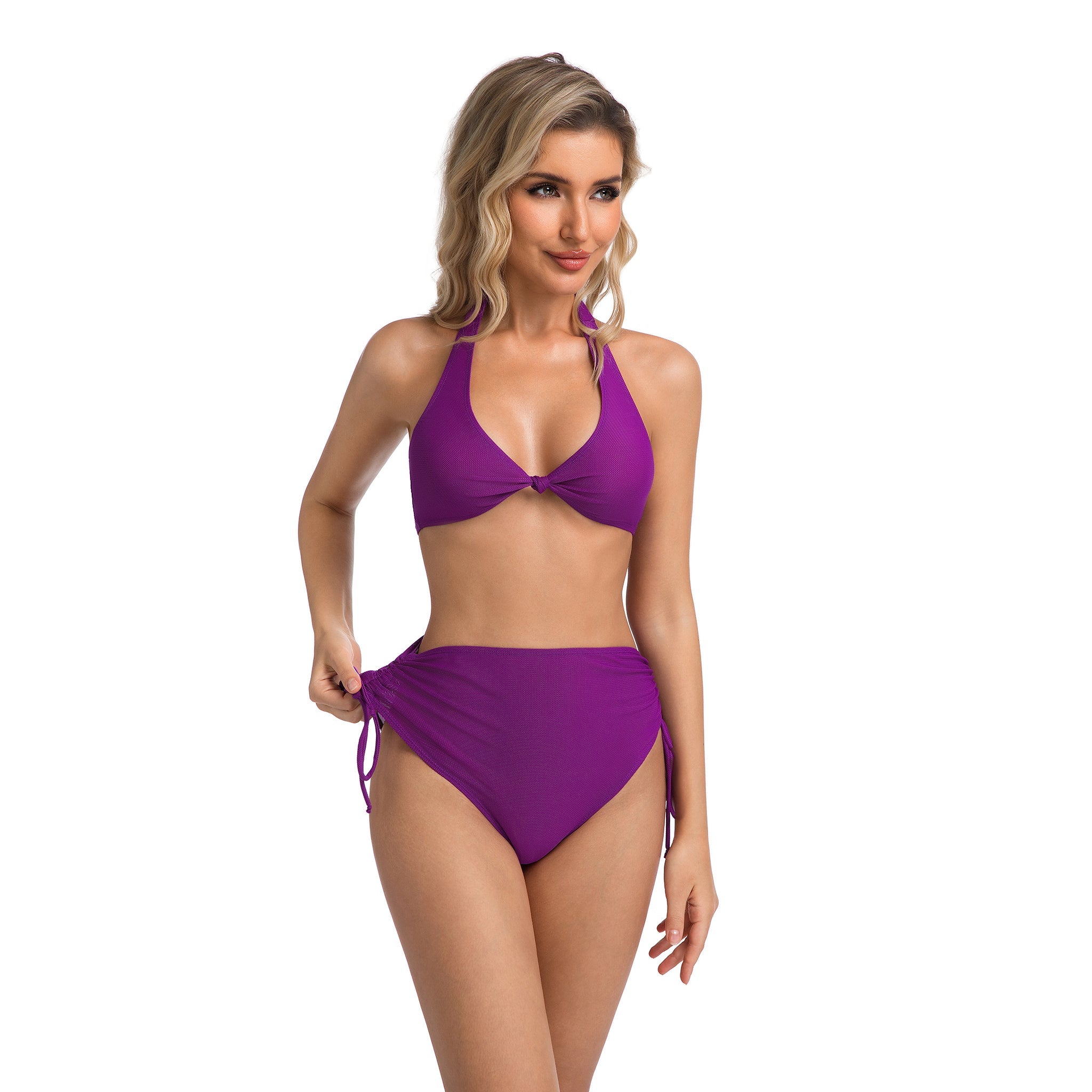 Jade | Halter Twist High Waist Bikini
