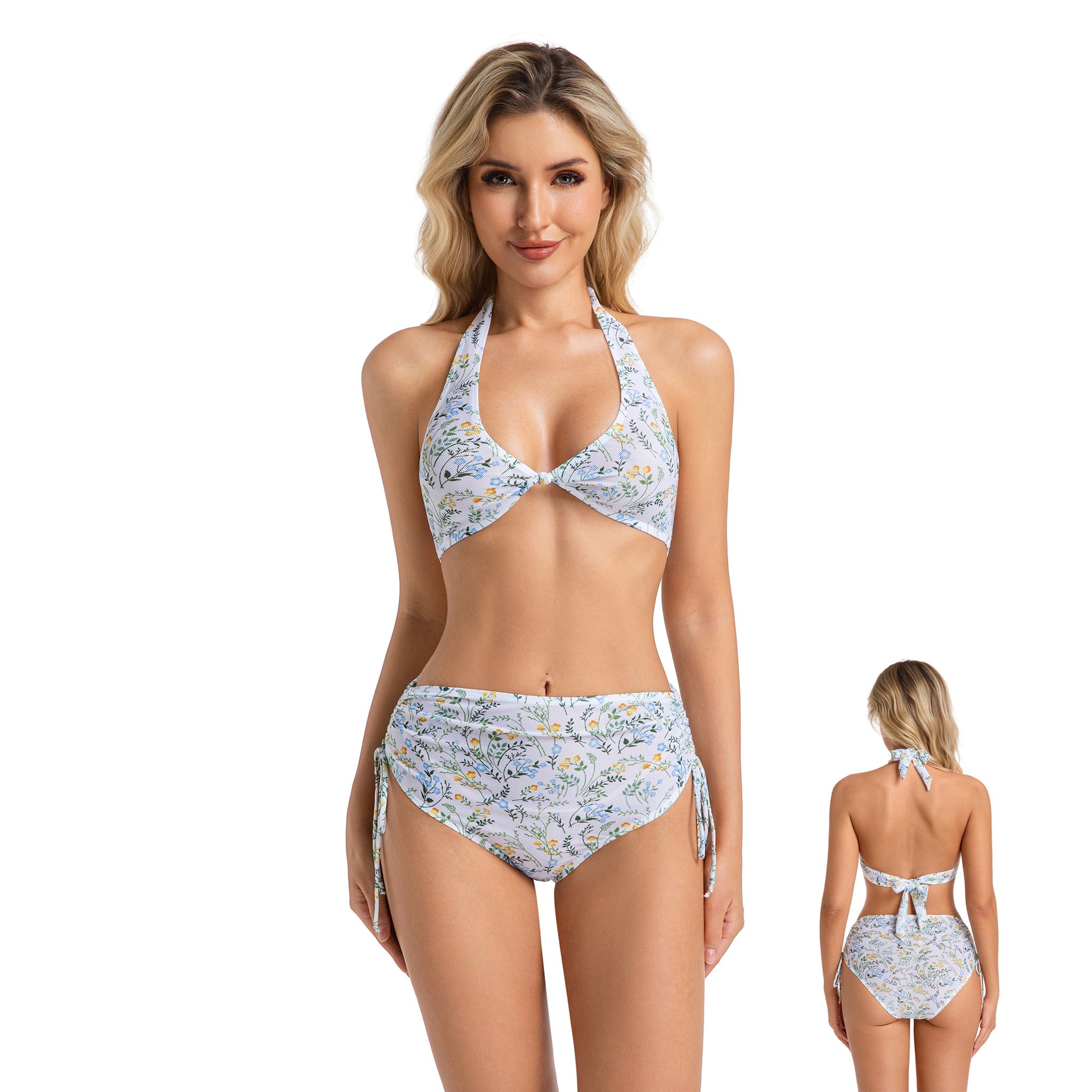 Jade | Halter Twist High Waist Bikini