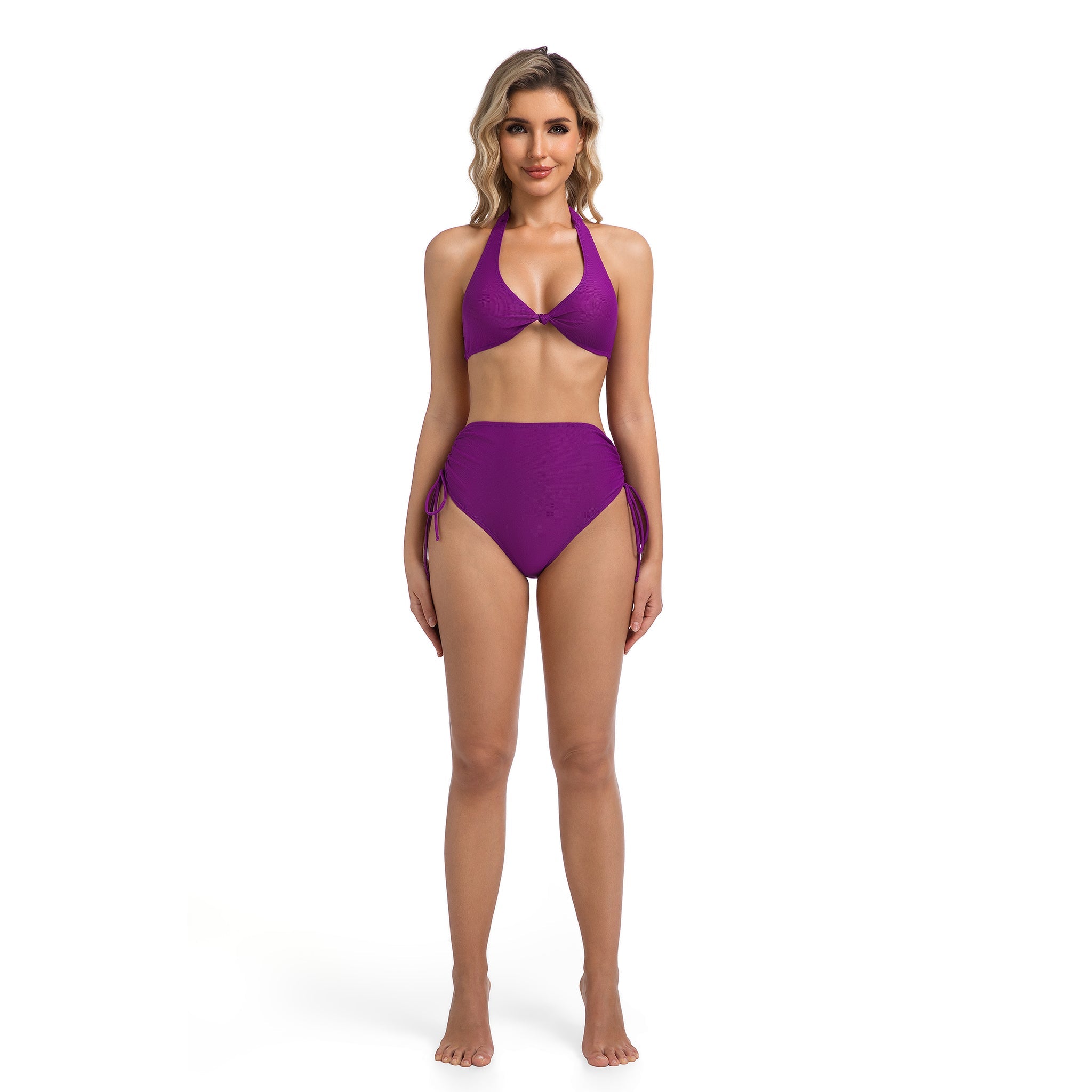 Jade | Halter Twist High Waist Bikini
